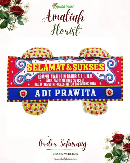 Papan Bunga Ucapan Selamat Sajira